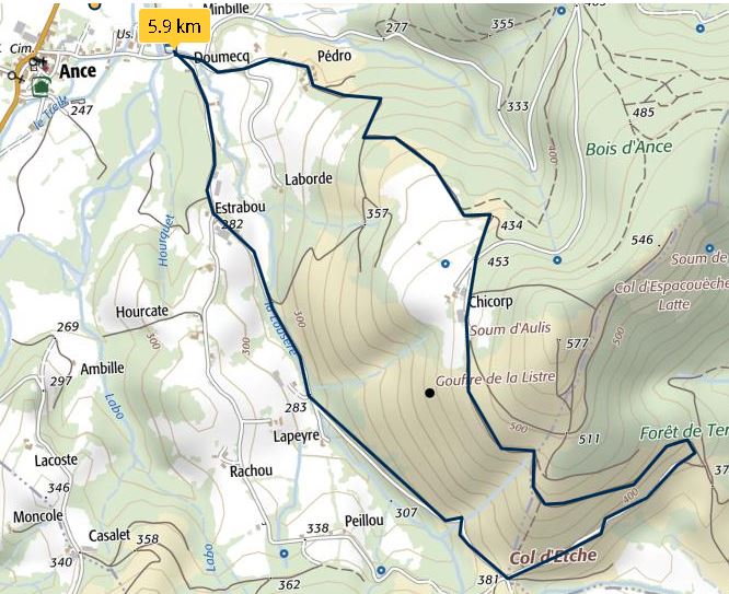 carte Ance jardin des f&eacute;es